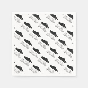 Hand-Silhouette-Duck Serviette