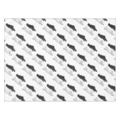 Hand-Silhouette-Duck Tischdecke (Vorderseite (Horizontal))