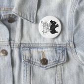Hand-Silhouette-Hase Button (Beispiel)