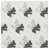 Hand-Silhouette-Hase Stoff (Nahaufnahme)
