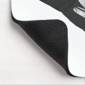 Hand Silhouette Wolf Mousepad (Ecke)