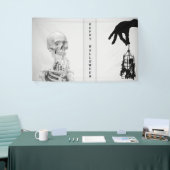 Hand Skeleton Halloween Banner (Messeveranstaltung)