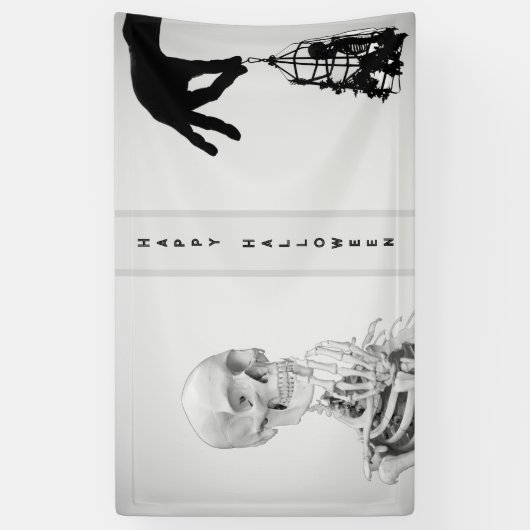 Hand Skeleton Halloween Banner (Vertikal)