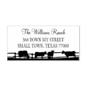 Hand-Skripte-Ranch Permastempel (Design)