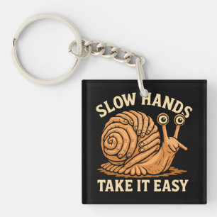 Hand Snail Art Handmade Snail Style Schlüsselanhänger