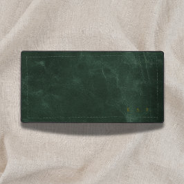 Hand-Stitched Style Forest Green Scholar Mug Schreibtischunterlage