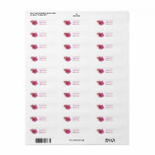 Hand Strick Fuchsia Chenille Garne (Vorne)