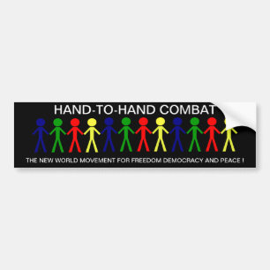 HAND-T0-HAND KAMPF... AUTOAUFKLEBER
