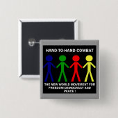 HAND-T0-HAND KAMPF... BUTTON (Vorne & Hinten)