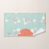 HAND TOWEL : JAPANISCHE STIL KOI FISH DESIGN HANDTUCH (Handtuch)