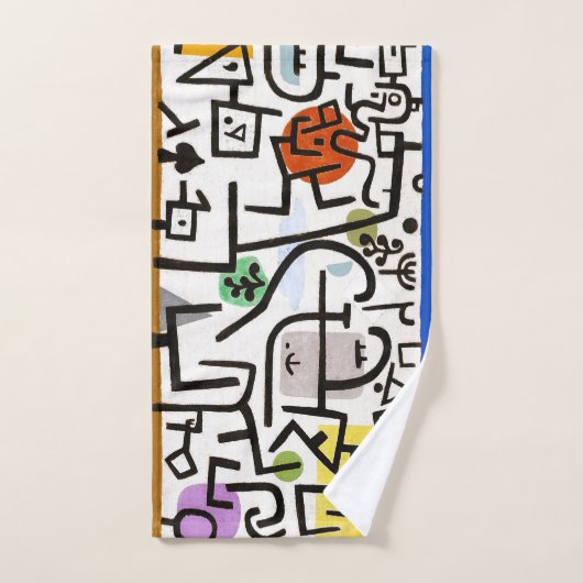 HAND TOWEL : PAUL KLEE : REICHER HAFEN HANDTUCH (Handtuch)