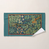 HAND TOWEL : WILLIAM MORRIS : PHEASANT DESIGN HANDTUCH (Handtuch)