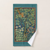 HAND TOWEL : WILLIAM MORRIS : PHEASANT DESIGN HANDTUCH (Handtuch)