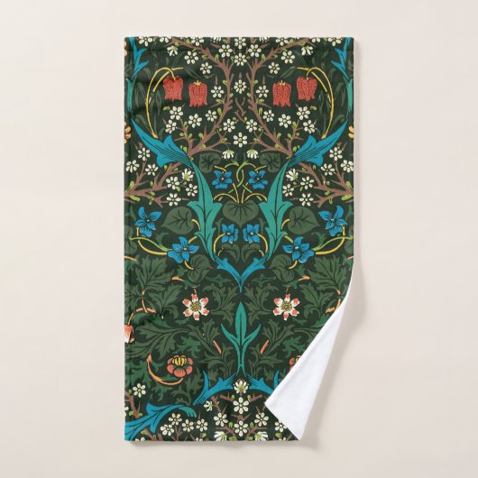 HAND TOWEL : WILLIAM MORRIS : TULIP DESIGN HANDTUCH (Handtuch)