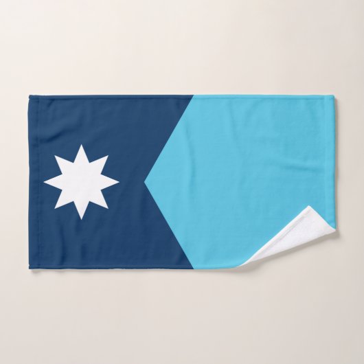 Hand Towel with Flag of Minnesota Handtuch (Handtuch)