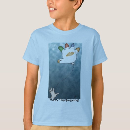 Hand Turkey Balloon T - Shirt (Vorderseite)