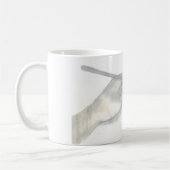 Hand u. Bürste - Tasse (Links)