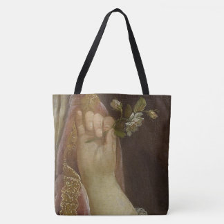 Hand und Blume Tasche
