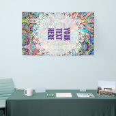 Hand und digital gestrichen Muster Art 10 Banner (Messeveranstaltung)