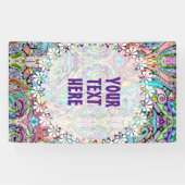 Hand und digital gestrichen Muster Art 10 Banner (Horizontal)