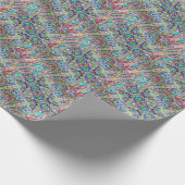 Hand und digital gestrichen Muster Art 10 Geschenkpapier (Ecke)