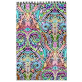 Hand und digital gestrichen Muster Art 10 Kalender (Titelbild)