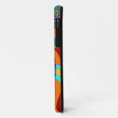 Hand und digital gestrichen Muster Art 3 Case-Mate iPhone Hülle (Hinten/Links)