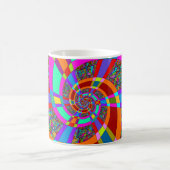 Hand und digital gestrichen Muster Art 3 Kaffeetasse (Mittel)