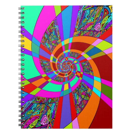Hand und digital gestrichen Muster Art 3 Notizblock (Vorderseite)