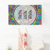 Hand und digital gestrichen Muster Art 5 Banner (Insitu)