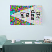 Hand und digital gestrichen Muster Art 5 Banner (Messeveranstaltung)