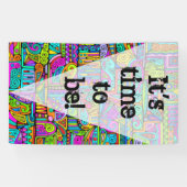 Hand und digital gestrichen Muster Art 5 Banner (Horizontal)