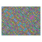 Hand und digital gestrichen Muster Art 5 Tischdecke (Vorderseite (Horizontal))
