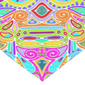 Hand und digital gestrichen Muster Art 7 Kurzer Tischläufer (Ecke)