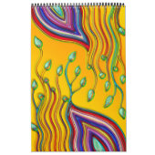 Hand und digital gestrichen Muster Art 9 Kalender (Titelbild)