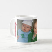 Hand- und Fußdruck Kaffeetasse (Vorderseite Links)