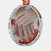 Hand- und Ringe Ornament Aus Metall (Links)