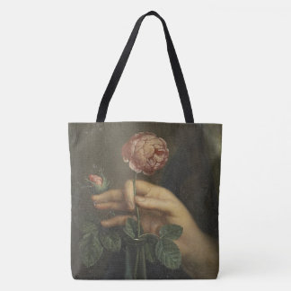 Hand und Rose Tasche