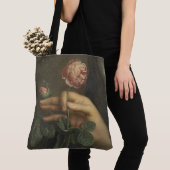 Hand und Rose Tasche (Von Nahem)