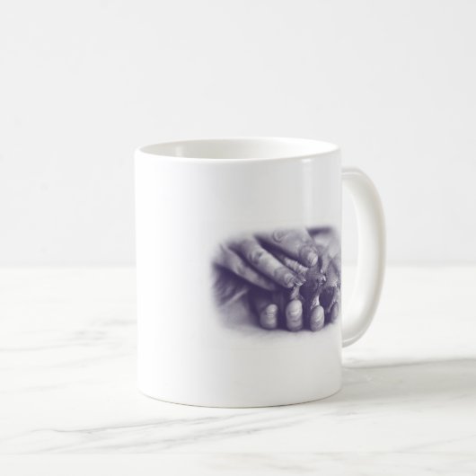 Hand und Tatze Kaffeetasse (VorderseiteRechts)