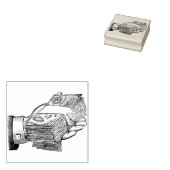 Hand voll Bargeld Gummistempel (Stempel)