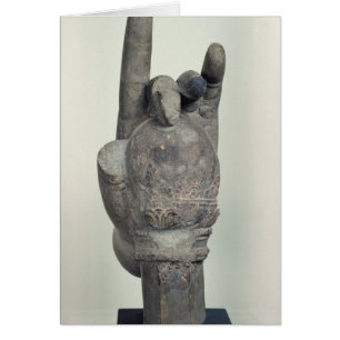 Hand von einer kolossalen Statue Shiva, aus Koh