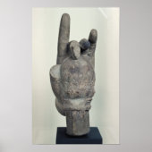 Hand von einer kolossalen Statue Shiva, aus Koh Poster (Vorne)