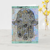 Hand von Fatima-Karte Karte (Gelbe Blume)