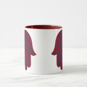 Hand von Fatima Tasse (Zentrum)