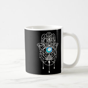 Hand von Hamsa Böser Blick Namaste Yoga Meditation Kaffeetasse