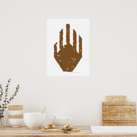 Hand von Saruman Poster (Küche)