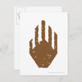 Hand von Saruman Postkarte (Vorne/Hinten)
