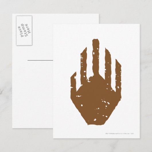Hand von Saruman Postkarte (Vorne/Hinten)
