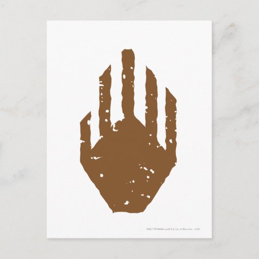Hand von Saruman Postkarte (Vorderseite)